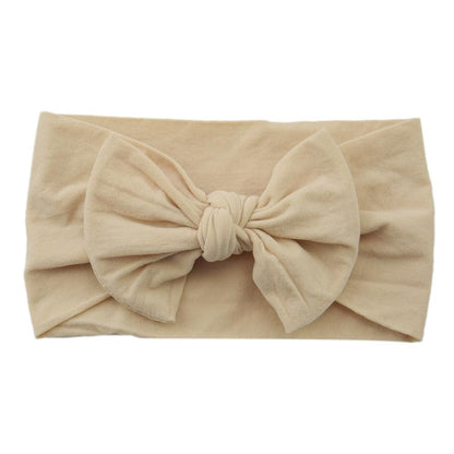 Children's Hair Accessories Nylon Bow Hair Band