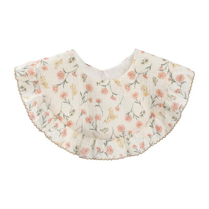 Baby Unisex Rainbow Love heart Polka dots Print Baby Bibs