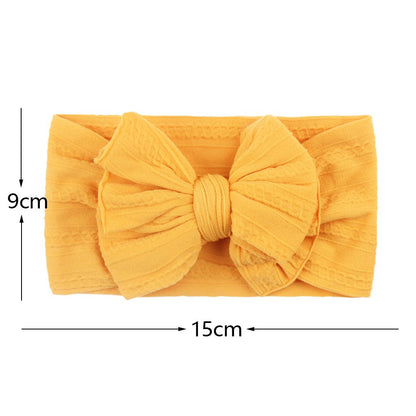 Children's  Bow Jacquard Hair Accessories Baby Headband