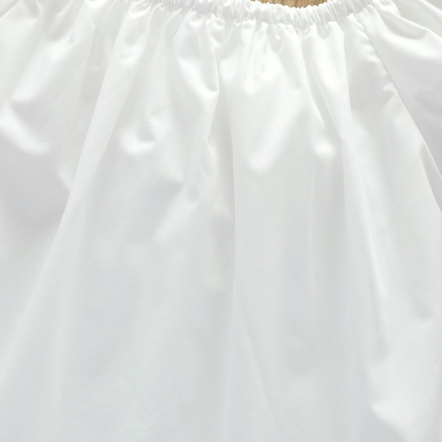 Solid color lace small fly sleeve loose baby girl's doll shirt