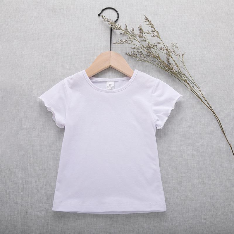 White T-shirt + Plaid suspender pants two-piece children's set