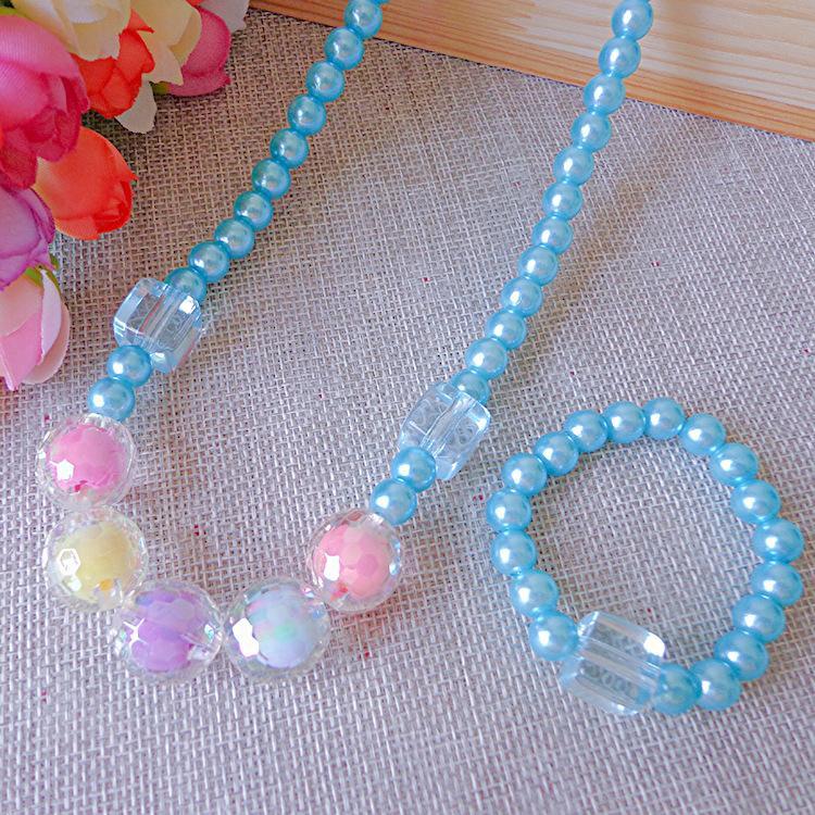 Children's Necklace Bracelet Set Versatile Accessory for Girls