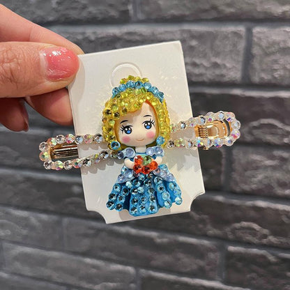 Children's Cute Cartoon Hair Circle Bangle Hair Rope