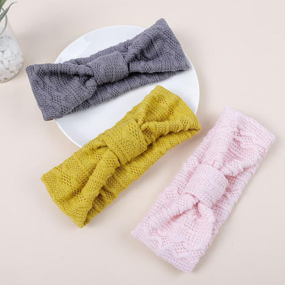 Kids Knitted Jacquard Baby Headband