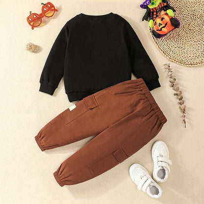 Long Sleeve Crewneck Jacket Pants Set