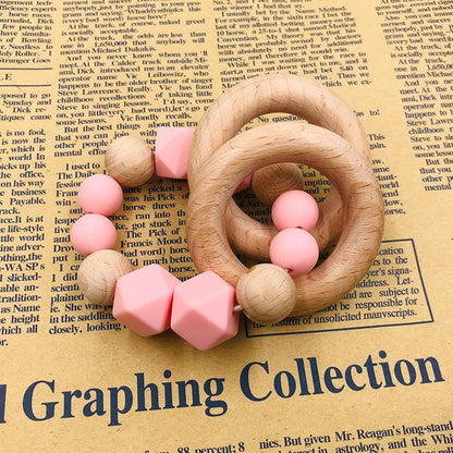 Baby Beech Silicone Teether Bracelet