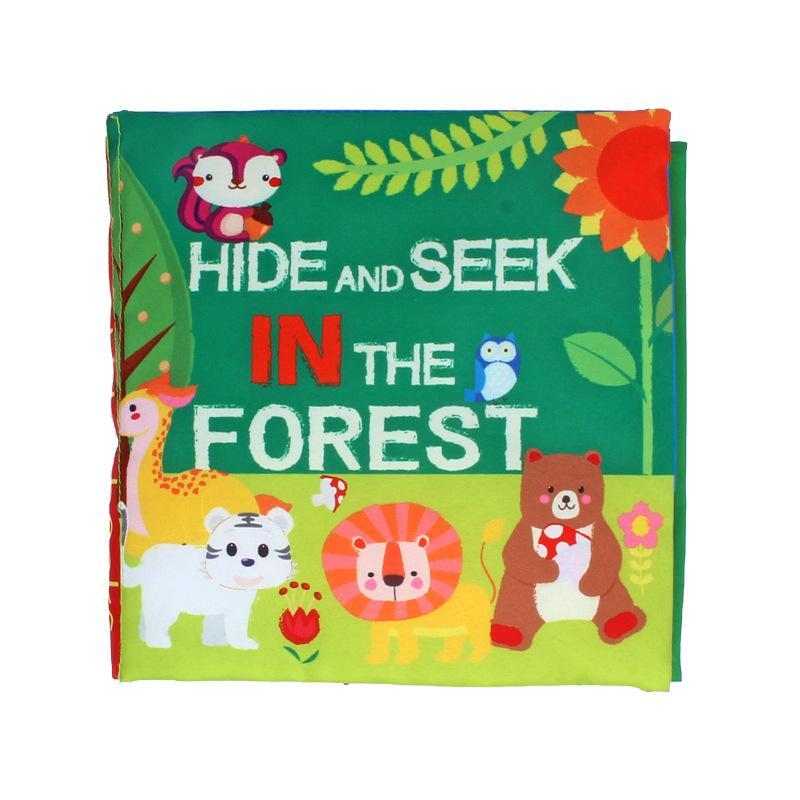 Baby Cloth Book, Stereoscopic Tail Can't Tear Books Toys