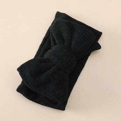 Children's DIY Double Bow Knit Headband