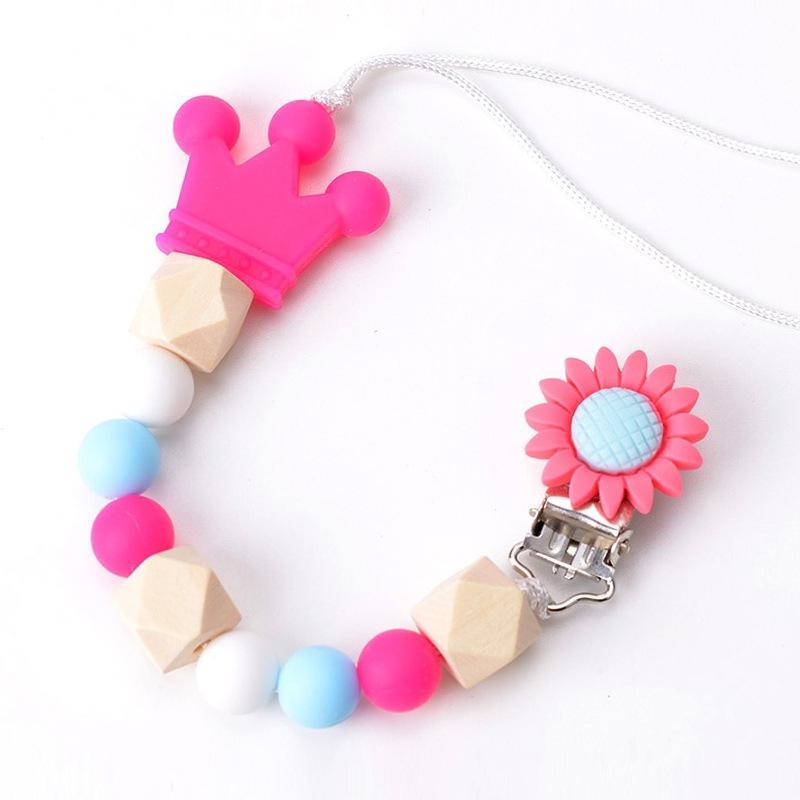Baby Silicone Pacifier Clip Toy Anti-falling Chain