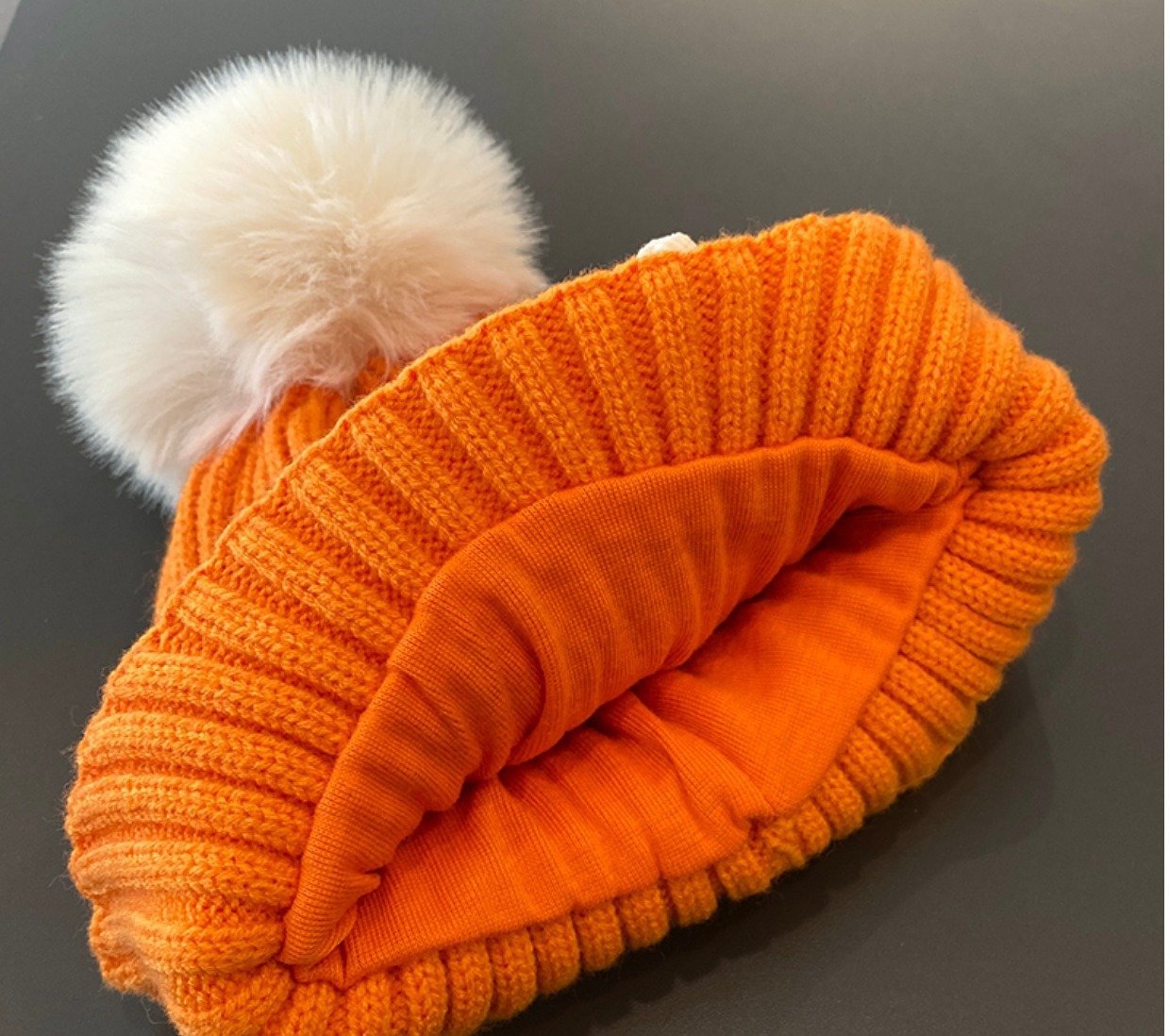 Children's Warm Thickened Knitted Flower Hat Scarf Suit