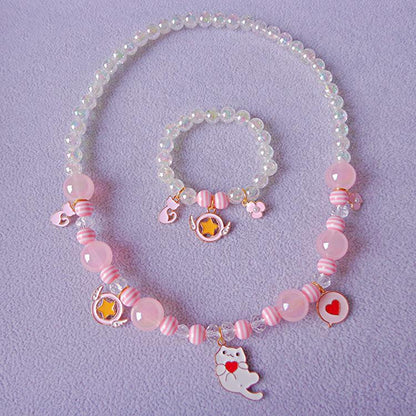 Girl's Flamingo Pendant Necklace