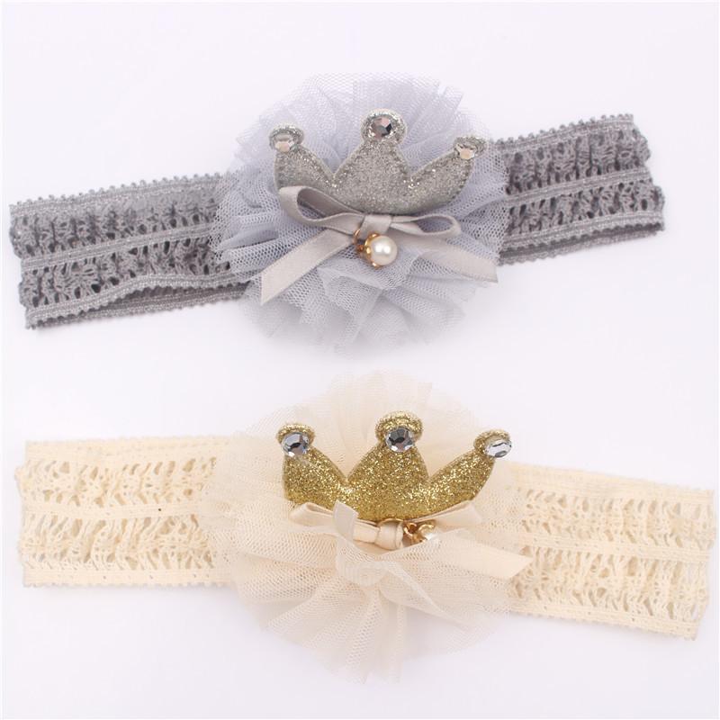 Baby's Crown Flower Headdress Headband
