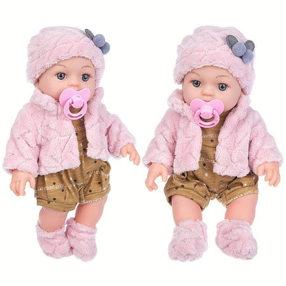12-inch Lifelike Silicone To Comfort Simulated Reborn Baby Doll