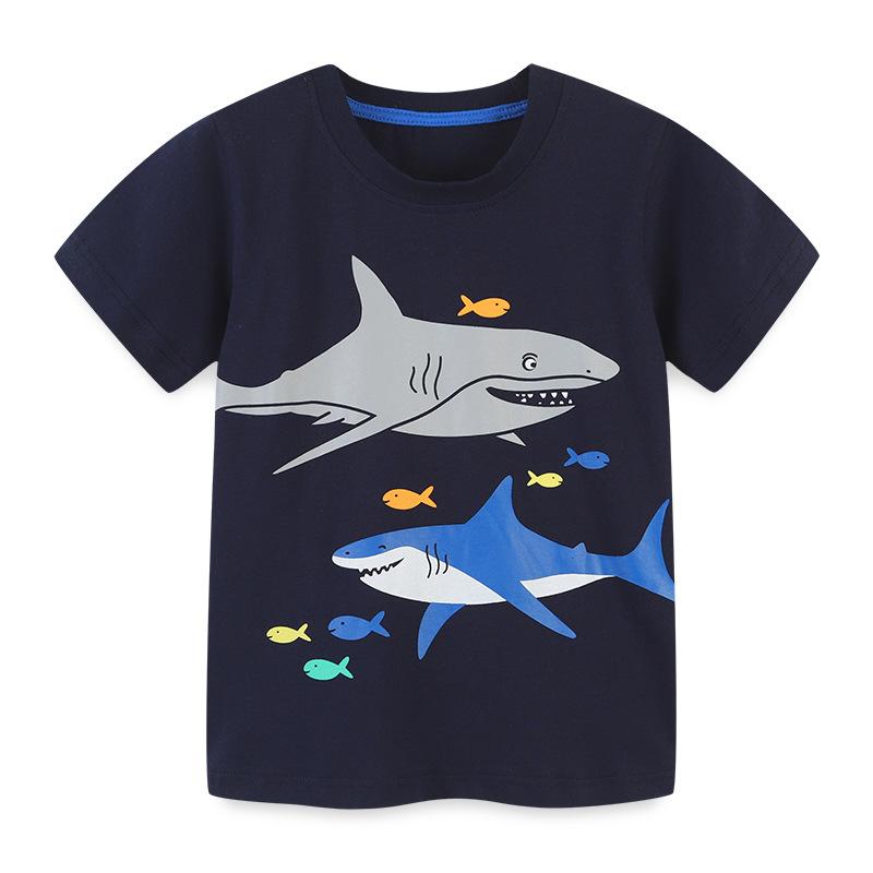 Short sleeved T-shirt cotton children's cartoon top