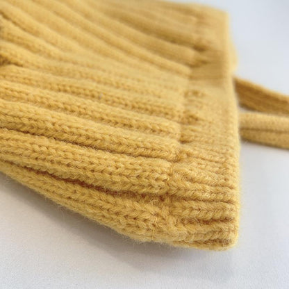 Children's Wool Ear Protection Hat Bee Knitted Hat