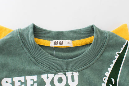 Children's Long Sleeve Dinosaur Wear