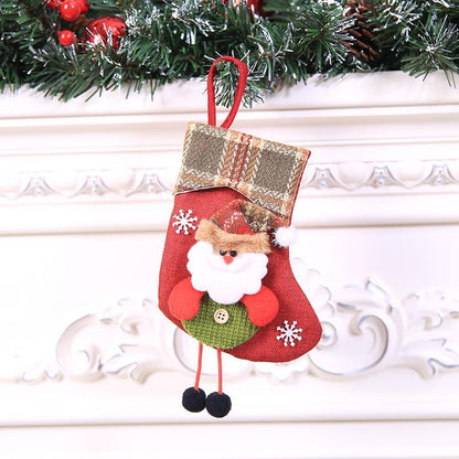Christmas Stocking Ornaments Gift Bag Christmas Tree Pendant