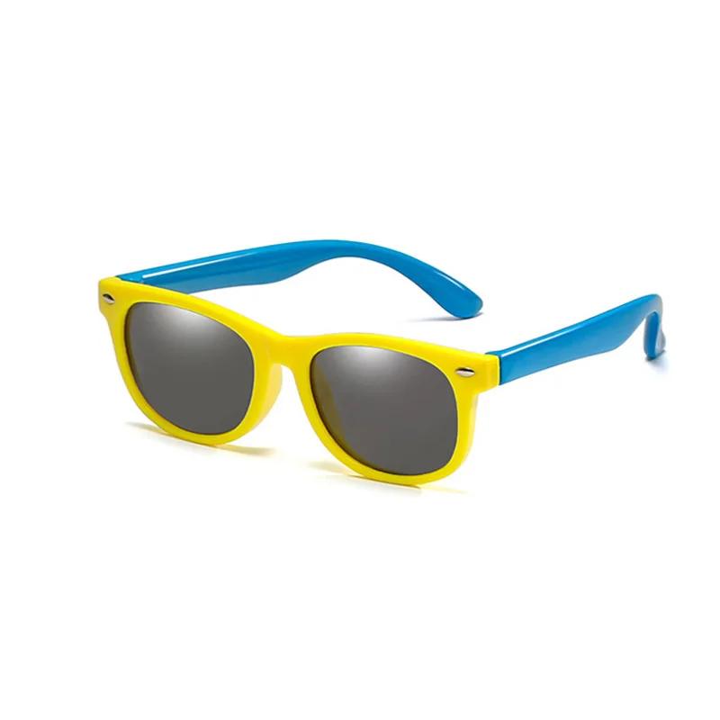 Polarized Kids Sunglasses TR90 Silicone Gel Frame
