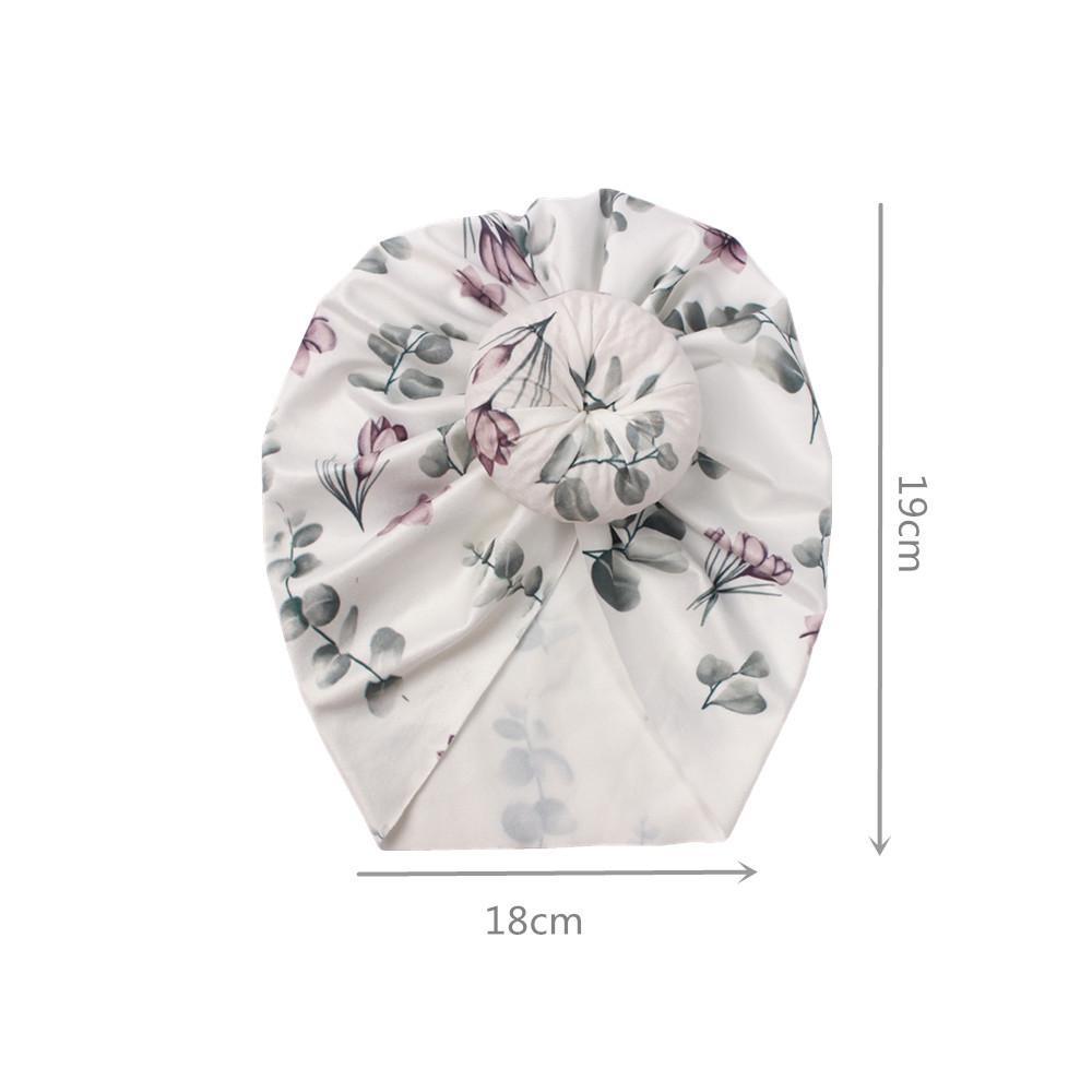 Children's Print Donut Head Band Baby Headscarf
