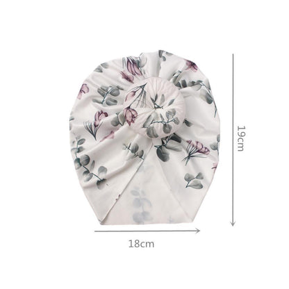 Children's Print Donut Head Band Baby Headscarf