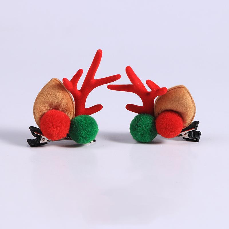 Girl's Hairpin Christmas Style Creative Hair Clip