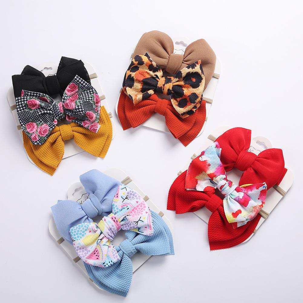 Children's Headdress Bow Hair Tie 3pcs/Set