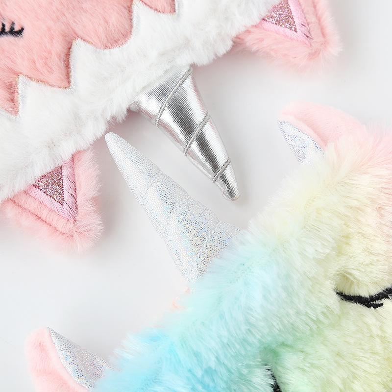 Unicorn Eye Patch Colorful Plush Eyeshade