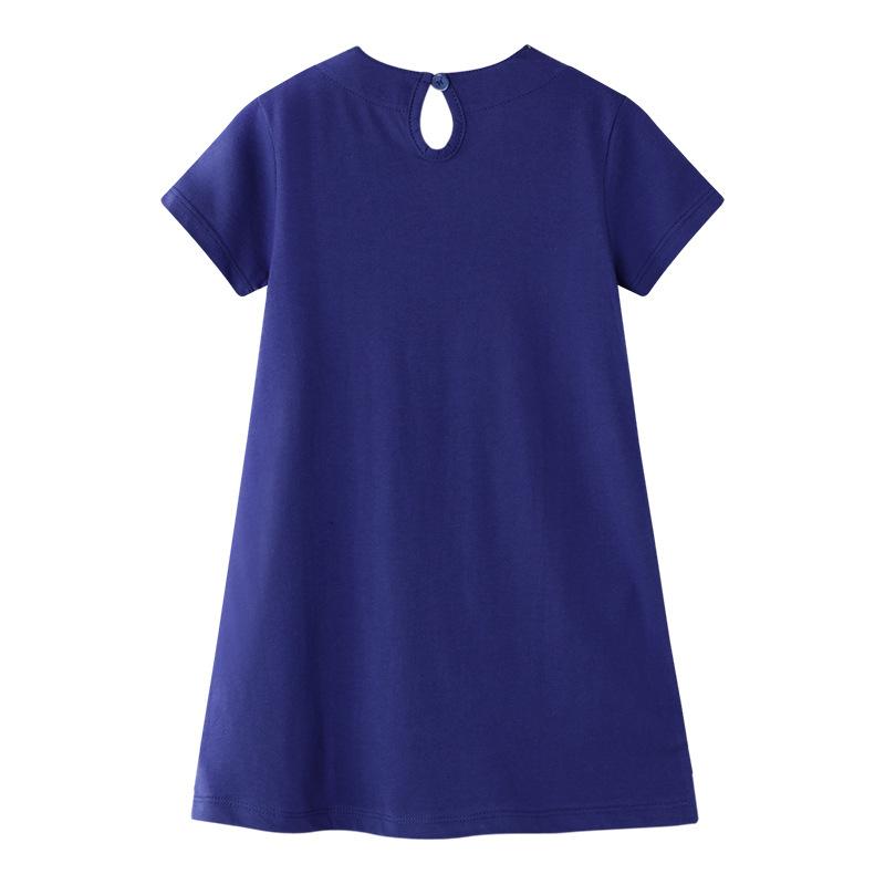 Thermochromic Sequin one horned horse short sleeved girls dress