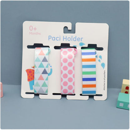 3pcs/set Colorful Baby Nipple Anti-dropping Pacifier Clip