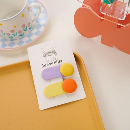 Button Children's Hairpin Set