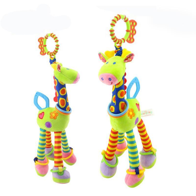 Baby Bed Hanging Giraffe Plush Multifunctional Toy