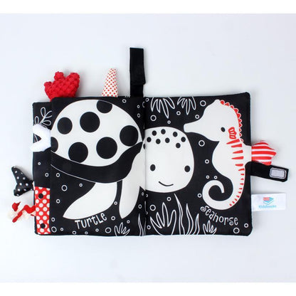 Baby Cloth Book, Stereoscopic Tail Can't Tear Books Toys