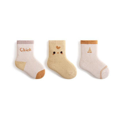 Newborn Baby Socks Padded Terry Warm Cotton Socks