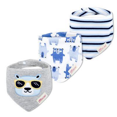 3pcs/set Baby Triangle Bib Saliva towel