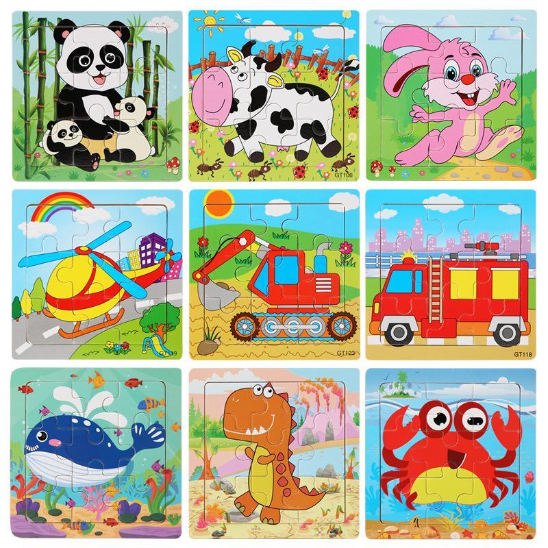Small Wooden Jigsaw Puzzle for Children