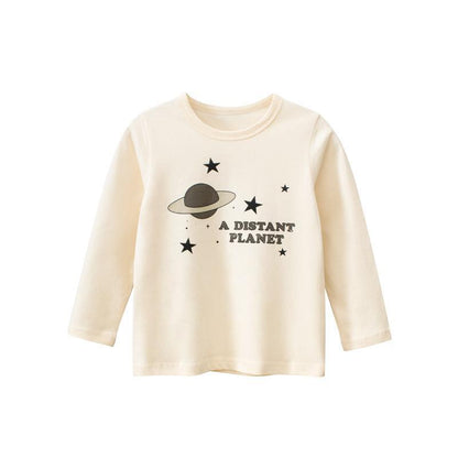 Children's Long Sleeve T-shirt Dress Backing Shirt