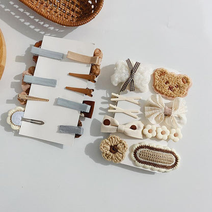 Bear Bow Children's Side Clip Hairpin