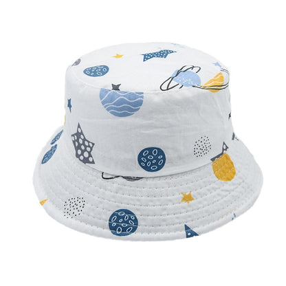 Children's Multi Style Cartoon Pattern Fisherman Hat