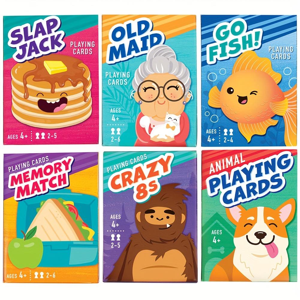 LotFancy Card Games for Kids 6 Decks