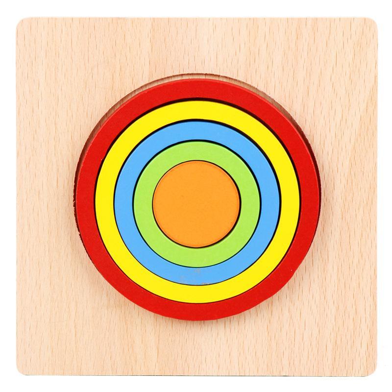 Children's Three-dimensional Puzzle Wooden Toy