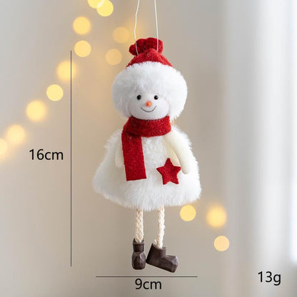 Plush Doll Fabric Christmas Tree Decoration Ornaments