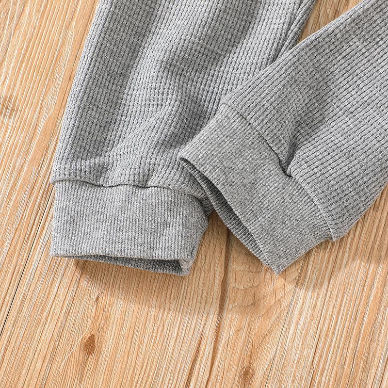 Children's Long Sleeve Jacket Pants Pullover Wear Two-Piece Set