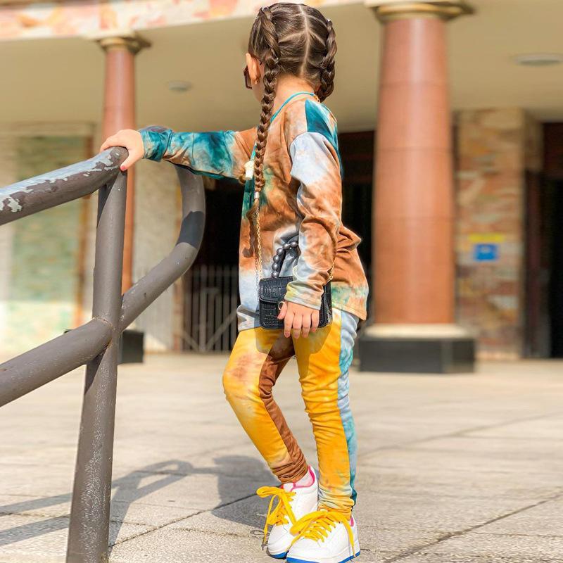 Girls Autumn New Casual Loose Bat Sleeve Long Sleeve Suit