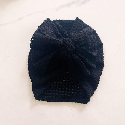 Children's Knitted Oversized Bow Baby Hat