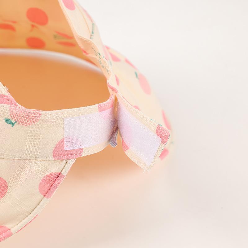 Colorful Dot Children's Foldable Empty Top Sunshade Hat
