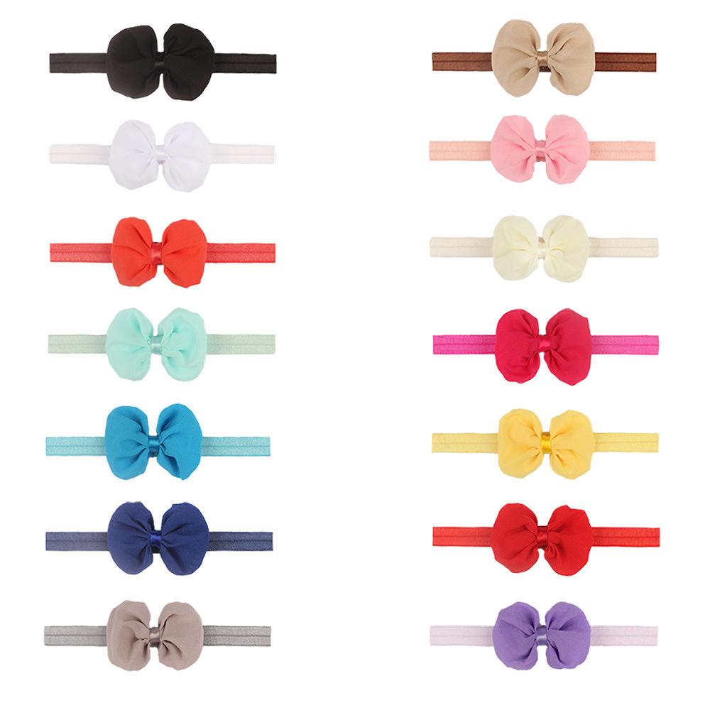 Children's Chiffon Cute Newborn Baby Butterfly Headband