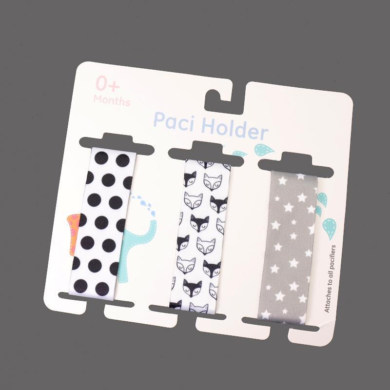3pcs/set Colorful Baby Nipple Anti-dropping Pacifier Clip