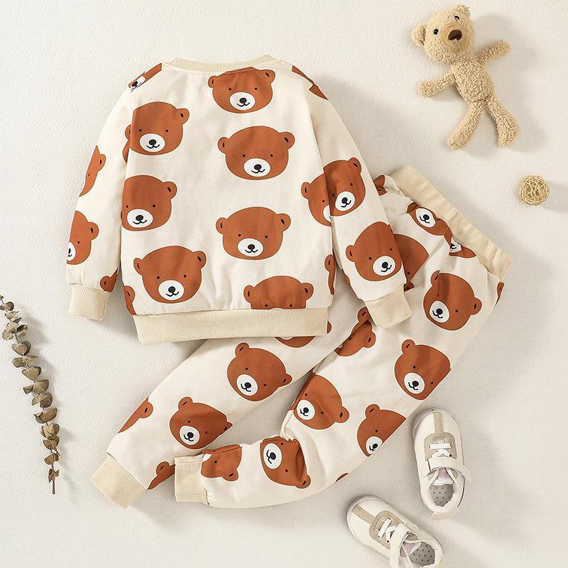 Children's Long Sleeve Jacket Pants Two-Piece Set
