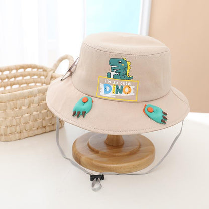 Children's Dinosaur Foot Sunshade Mesh Hat