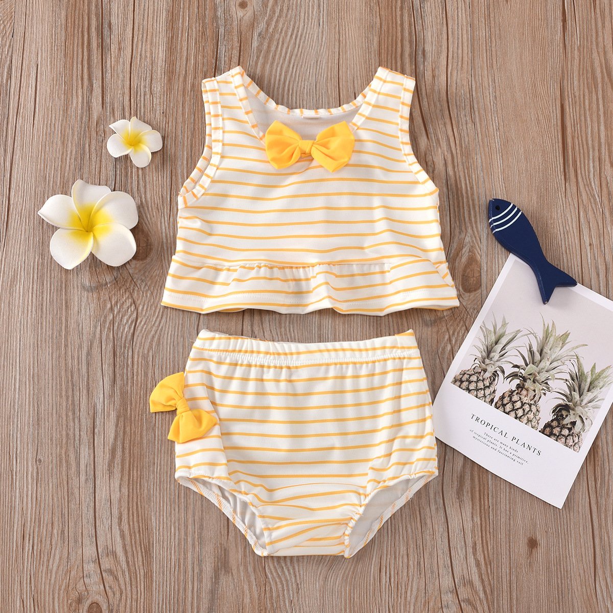 Vertical stripe SWIMSUIT SET Beach Beach swimsuit